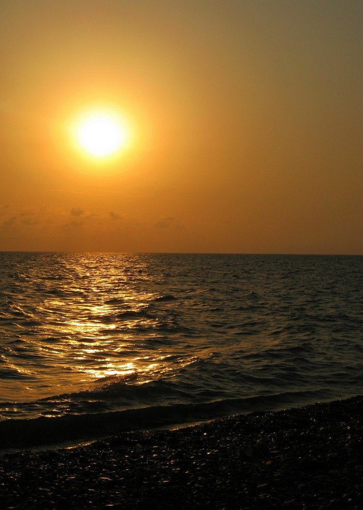 Пламенный закат