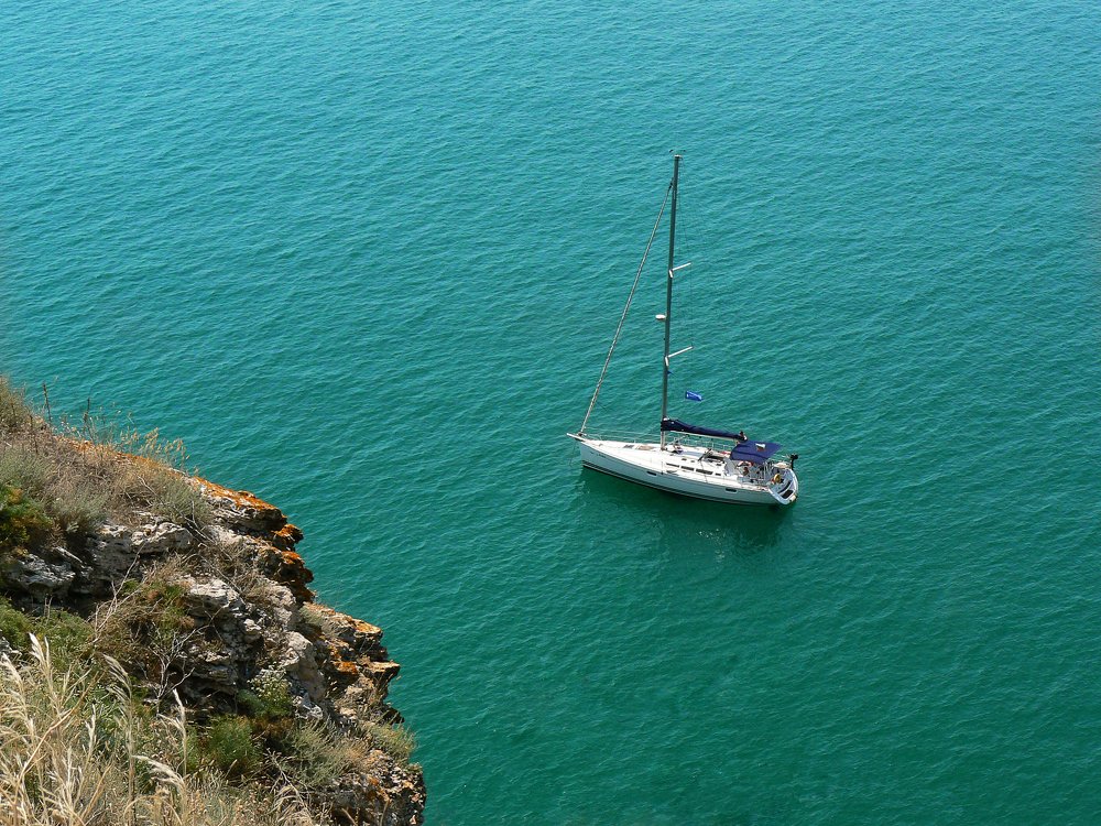 A boat in Black Sea