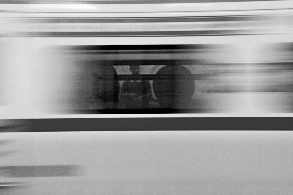 Man behind the train