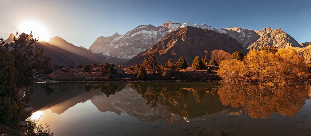 Рассвет на Куликалонских озерах