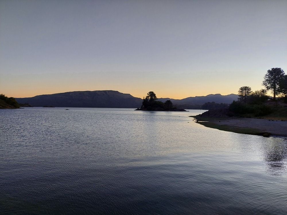 Lago golfo azúl