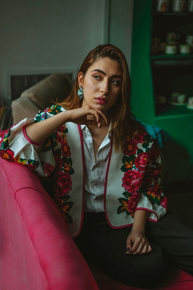 A girl in traditional dress