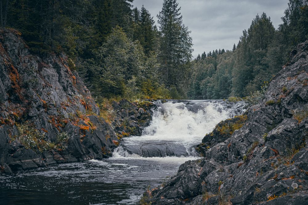 Водопад Кивач.