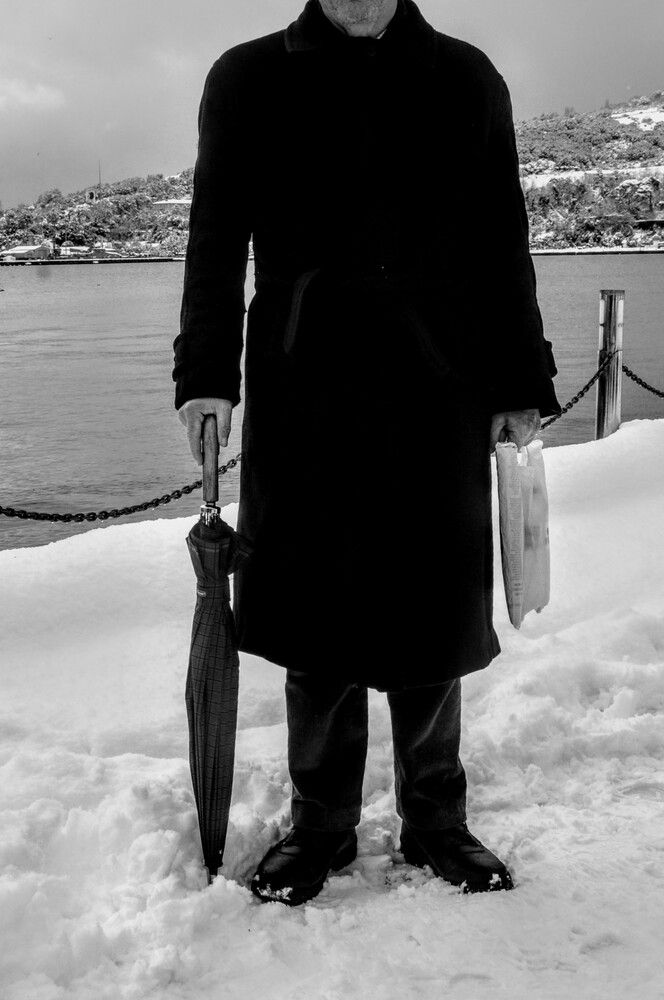 Black coat
