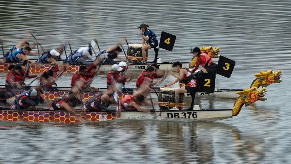 Dragon boat racing