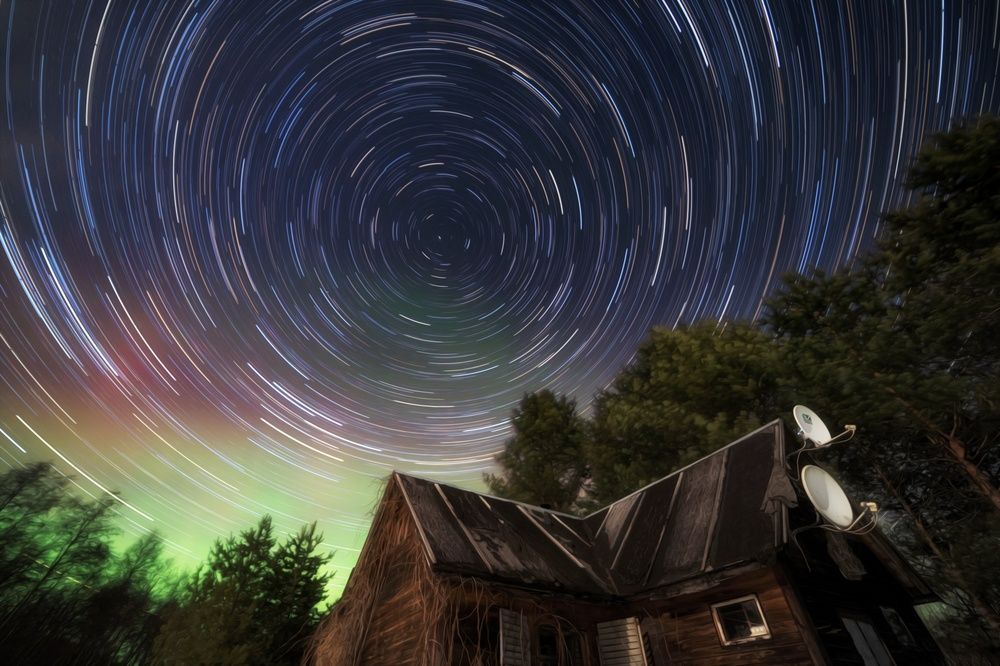 Небо над избушкой