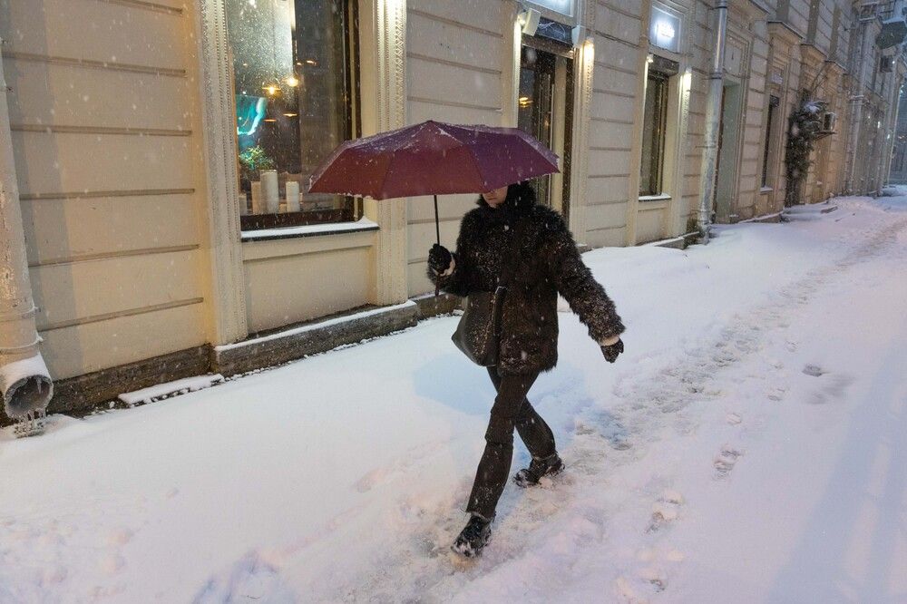 В Питере метель