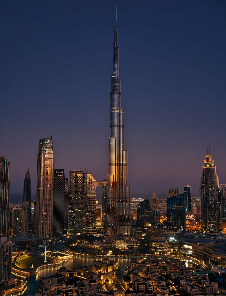 Majestic Heights - The Burj Khalifa at Dusk