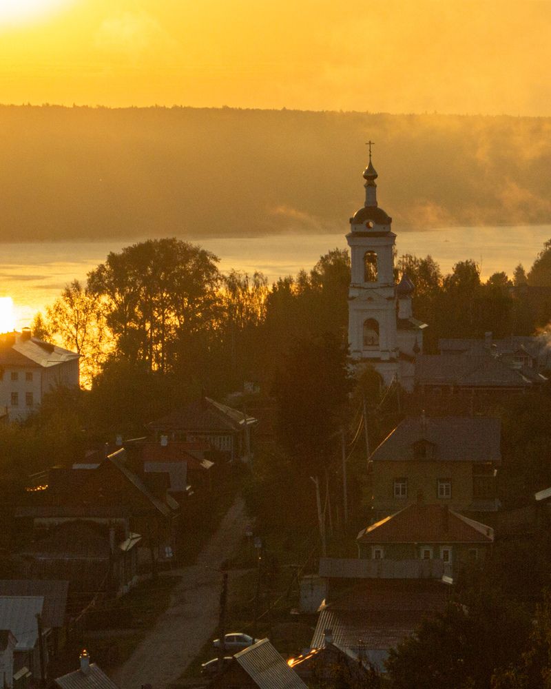 Рассвет в Плёсе