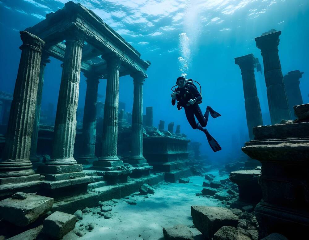 Последний кадр затерянной цивилизации Атлантиды