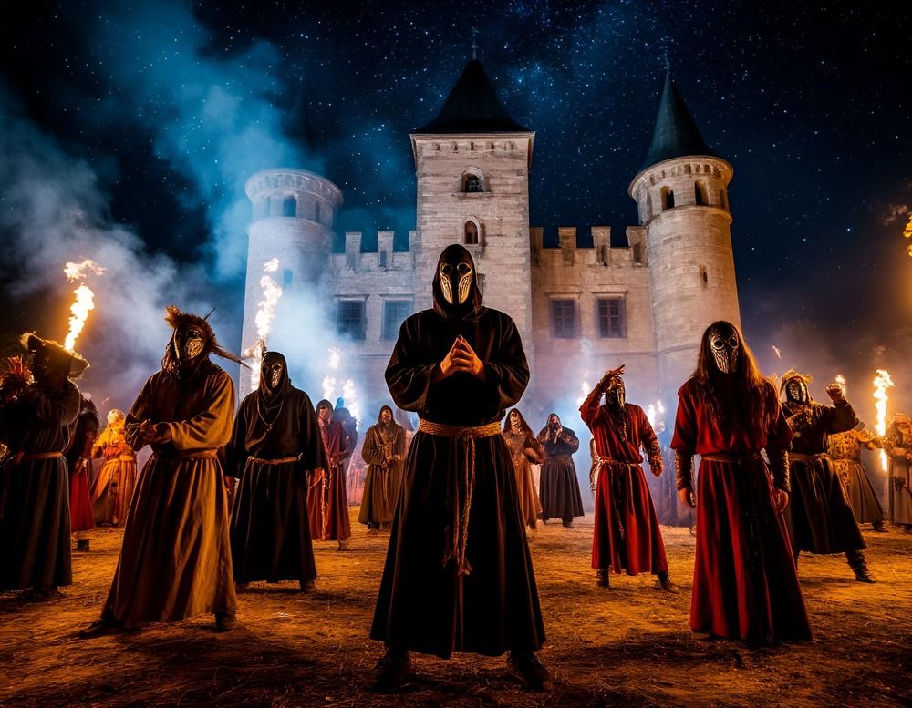 Магический фестиваль во времена средневековья