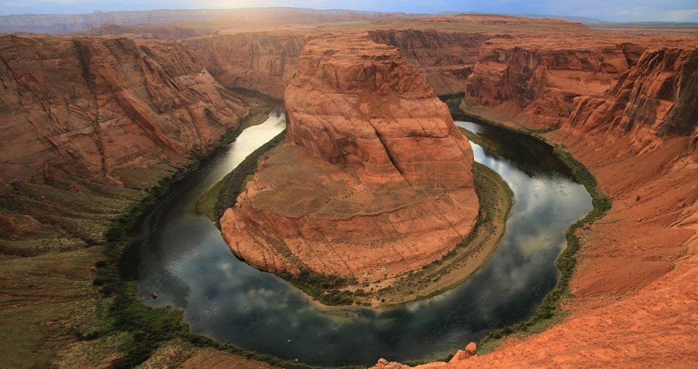 "Подкова" на закате