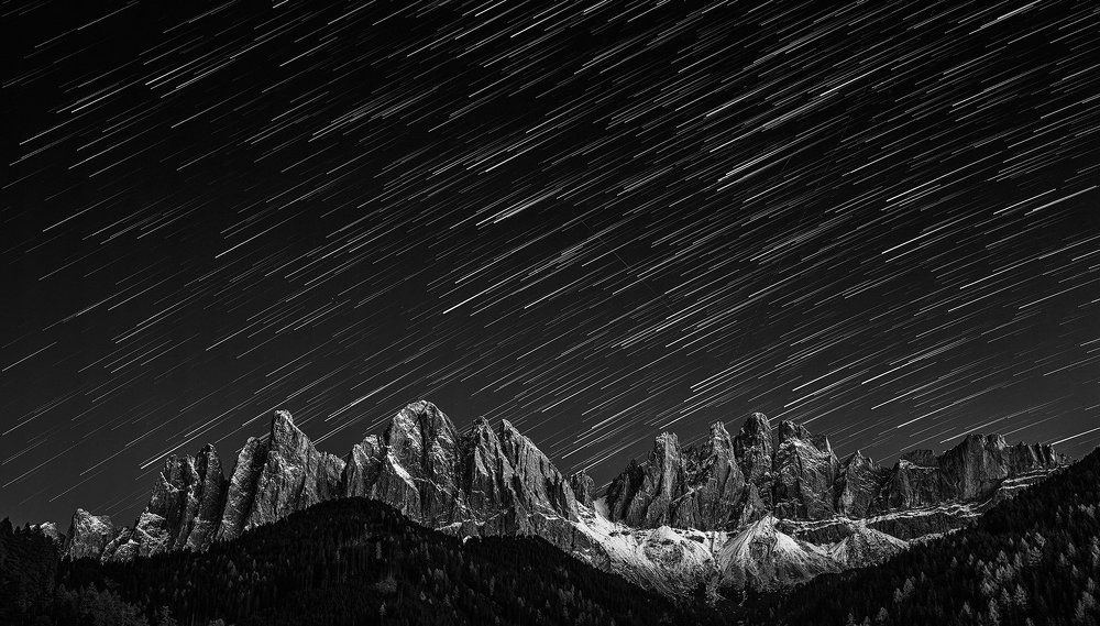 Звездопад в Доломитах