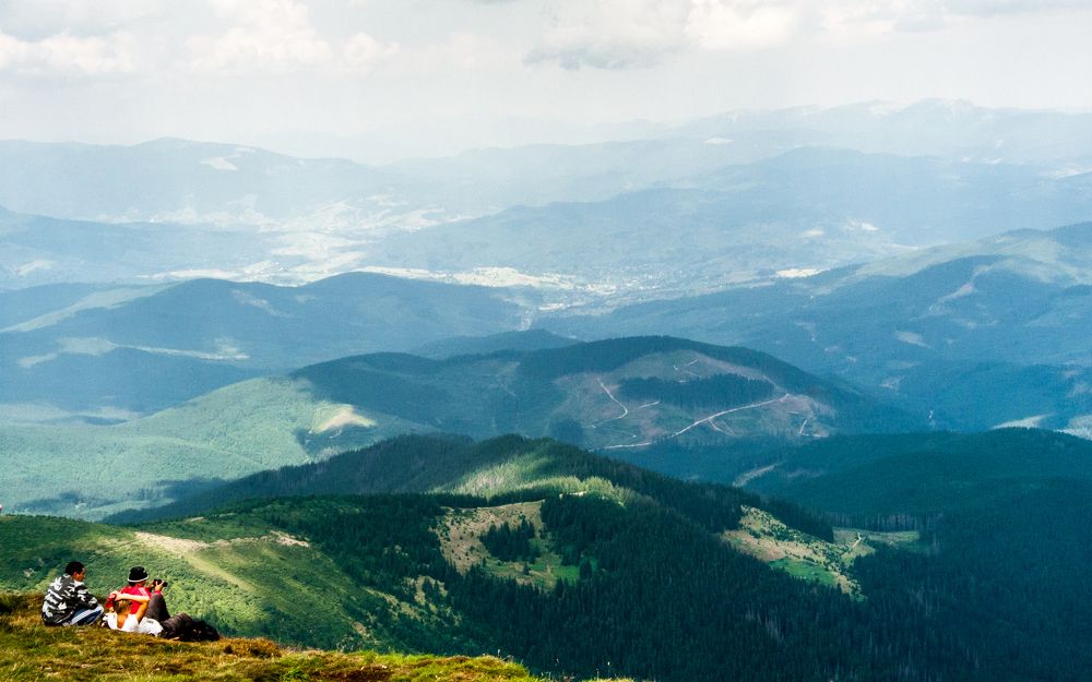 Вид с Говерлы
