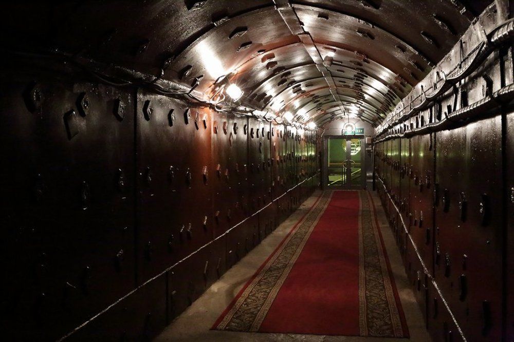Москва. Коридоры бункера Сталина на Таганке.