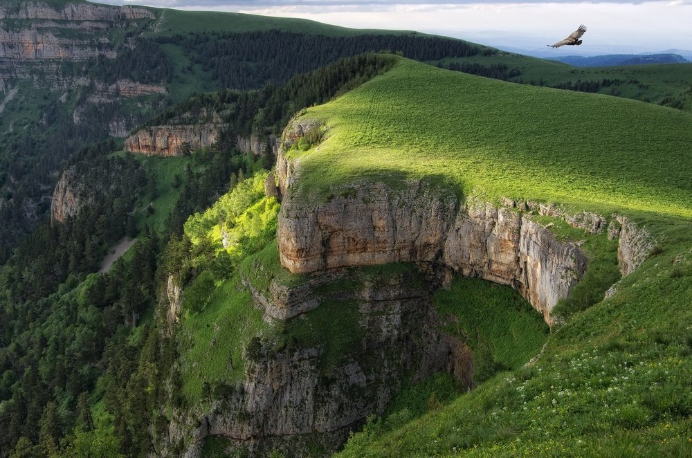 За уходящим солнцем