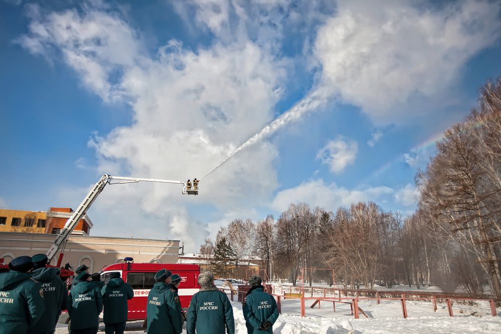 Мастер класс МЧС - "Рисуем облака"