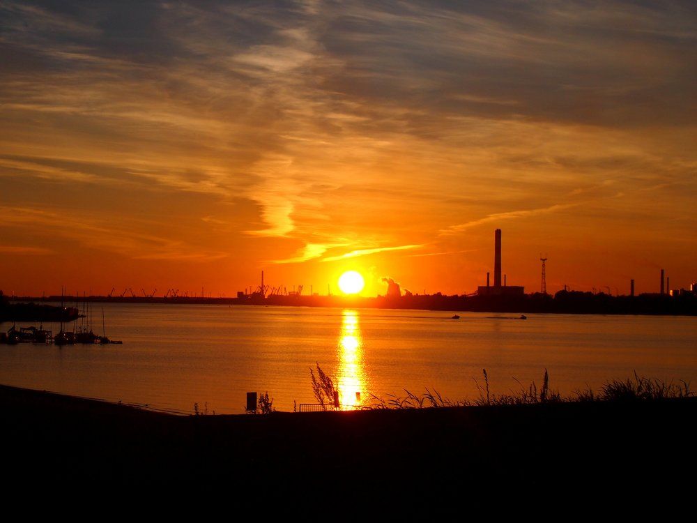 Городской закат