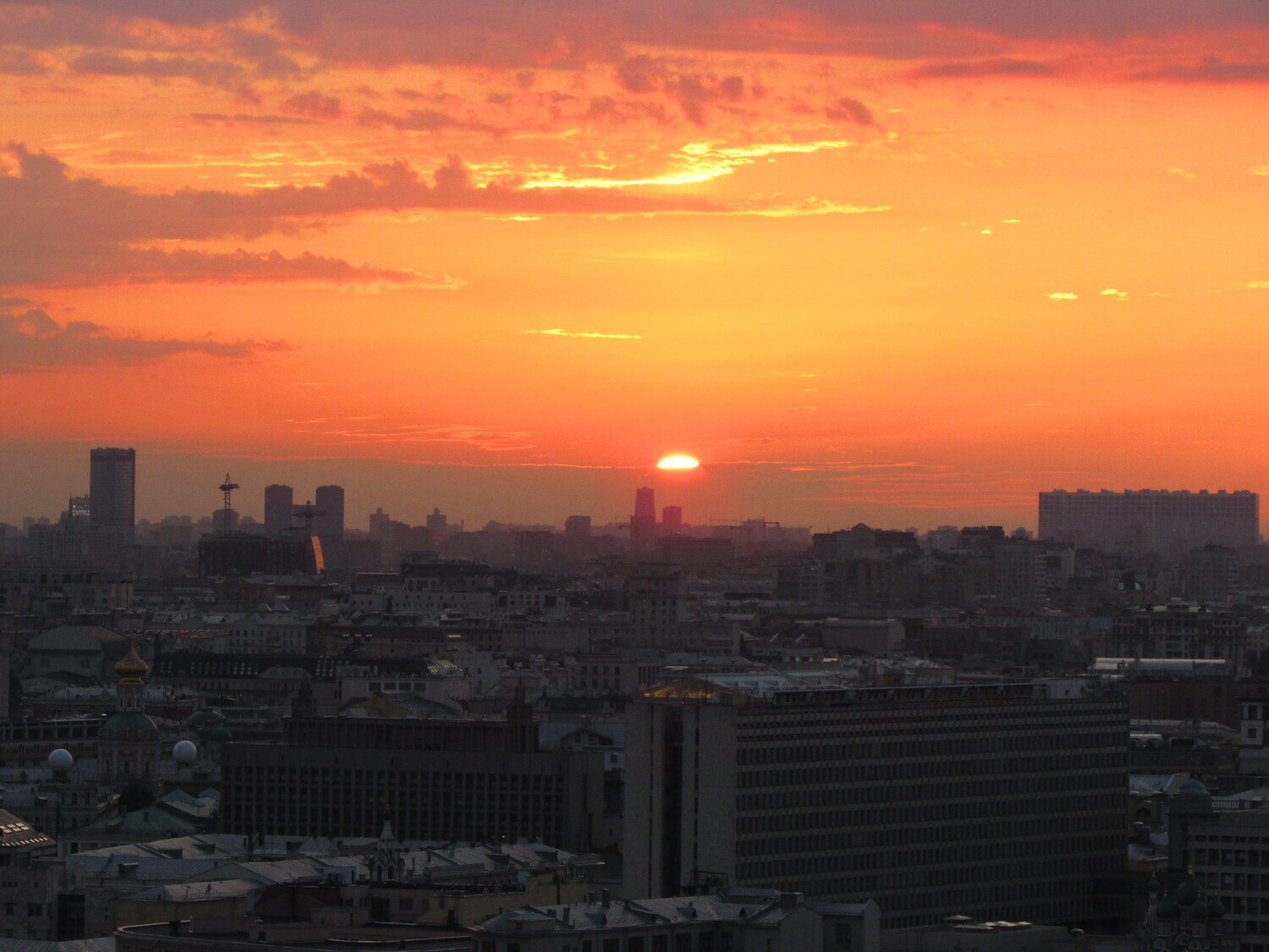 Moscow sunset