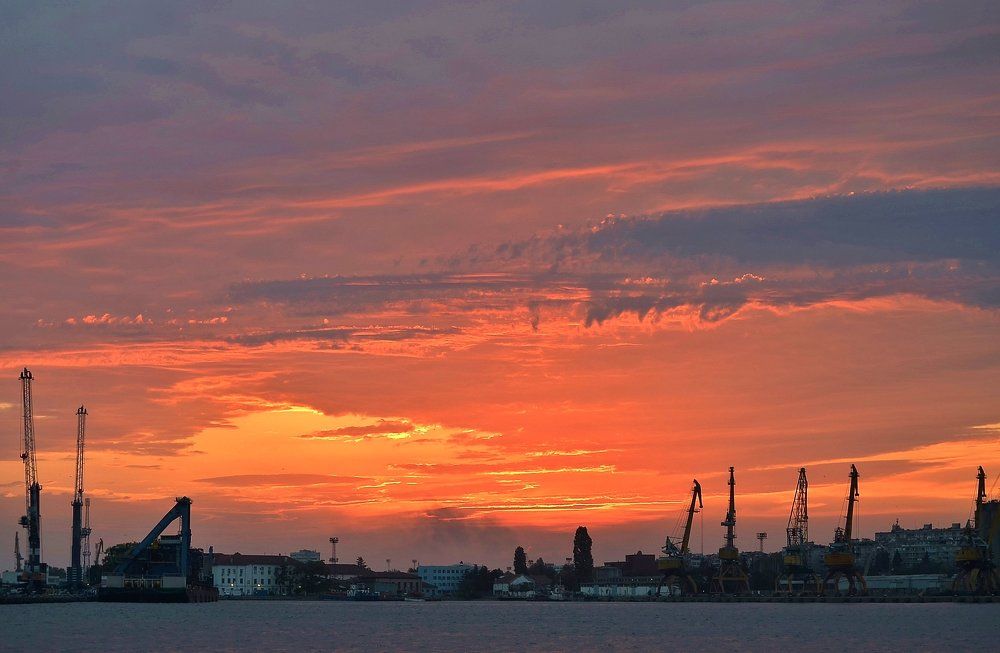 Sunset In Burgas ...