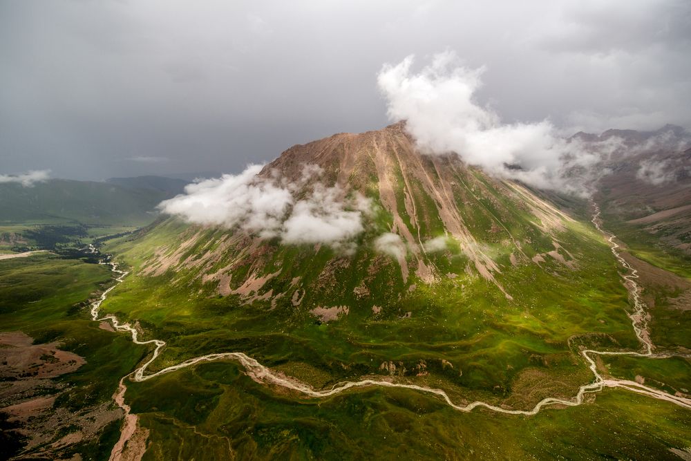 Заилийский Алатау в плохую погоду