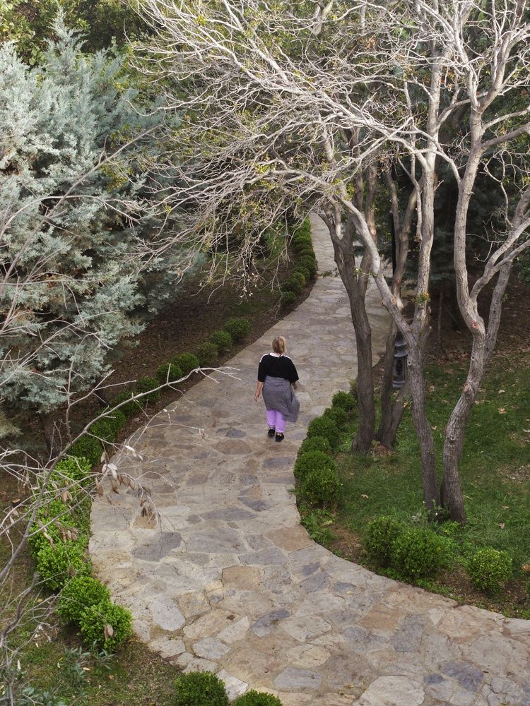 Park da yürüyüş