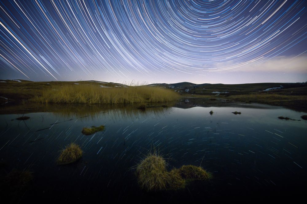 Star Trails at Didgori Lake