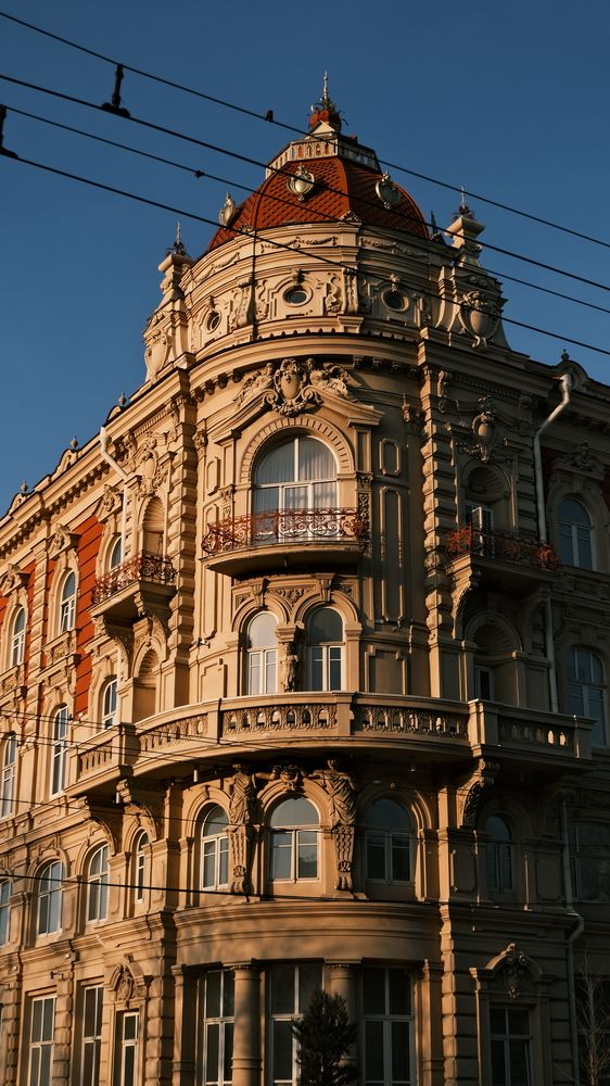 Eclecticism. The City Hall building, Rostov / Эклектика. Здание городской думы, Ростов.
