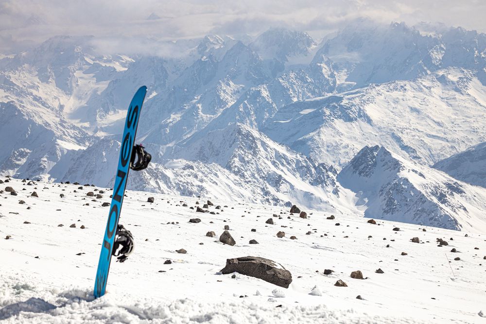 На горе Эльбрус