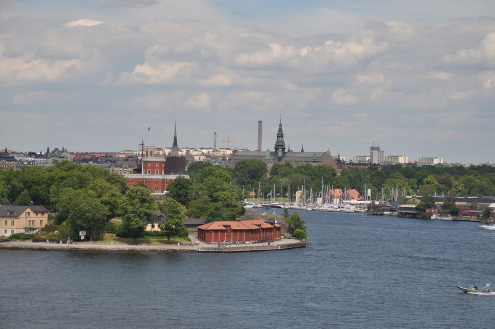 Вид на город