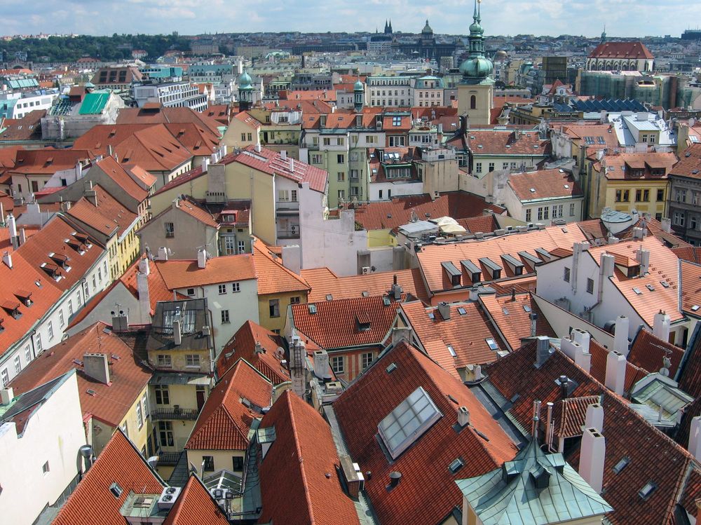 Крыши Праги.