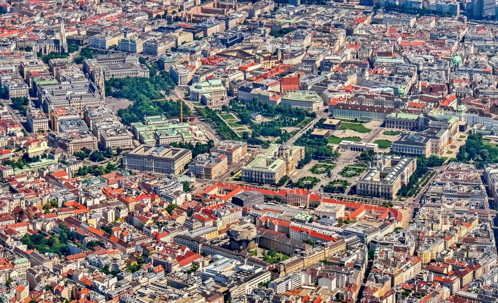 Vienna seen from above