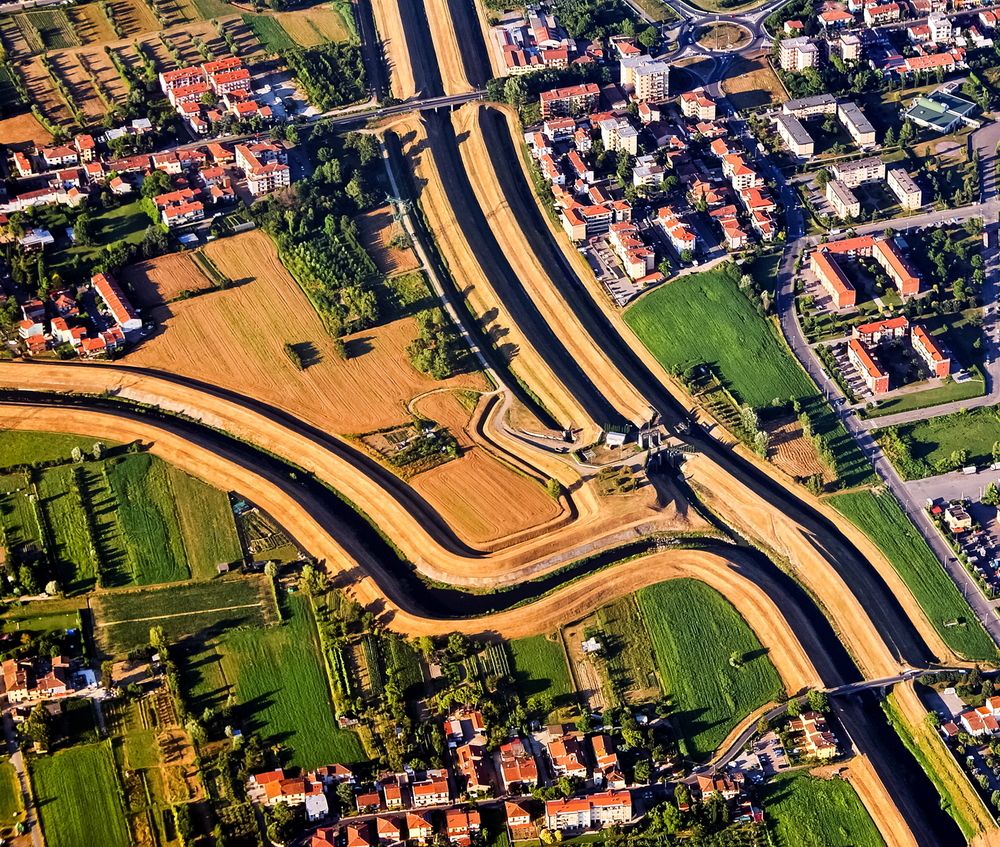 Italy seen from above