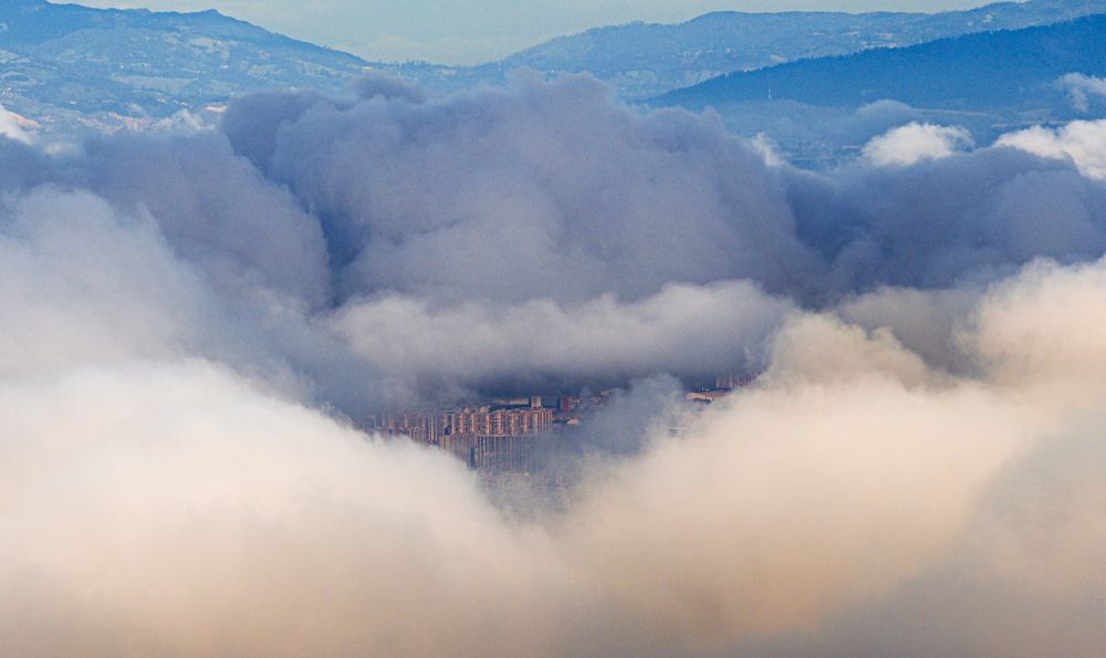 Bogotá entre nubes