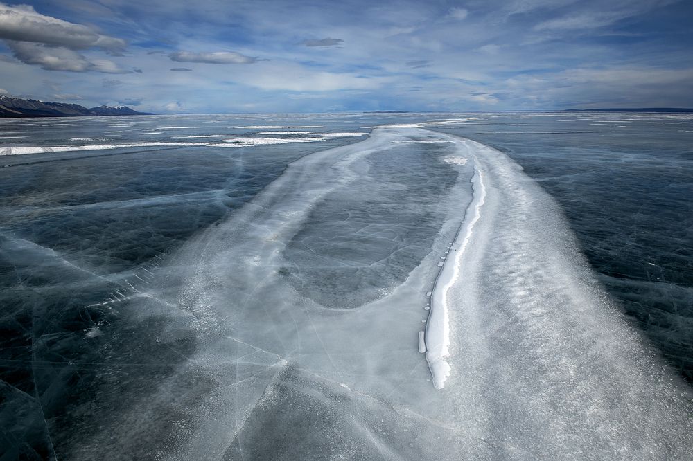 Лёд Хубсугула.