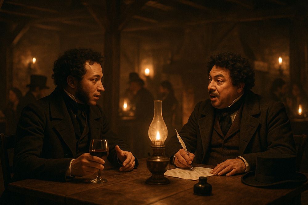 Тайная встреча Пушкина и Дюма