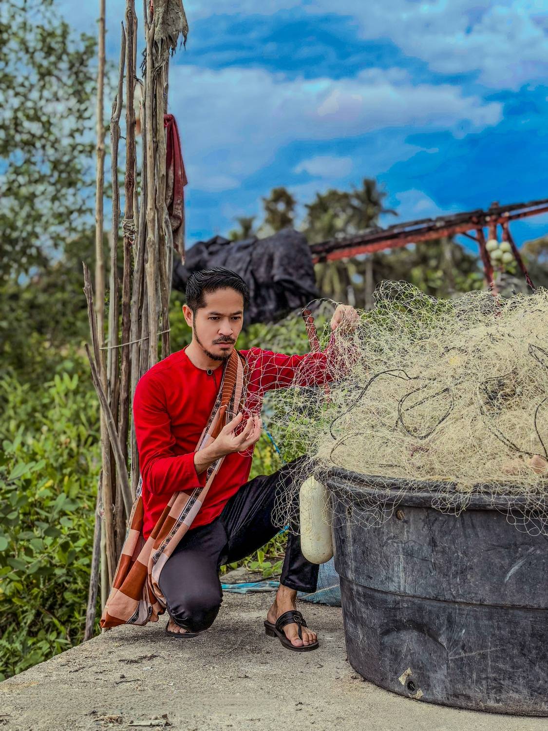 Threads of Heritage: The Timeless Art of a Fisherman Threads of Heritage: The Timeless Art of a Fisherman