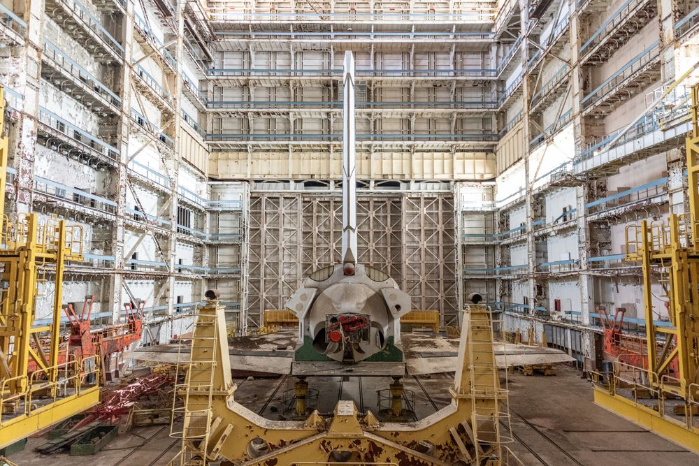 Полноразмерный макет Бурана.