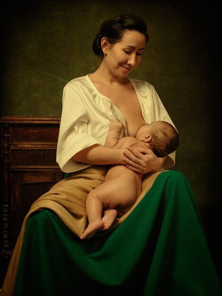 Портрет женщины с ребенком