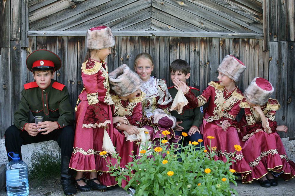 Казачий праздник в станице Саянская