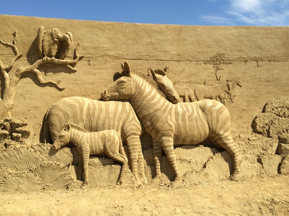 Фестиваль песочных скульптур.Бургас.