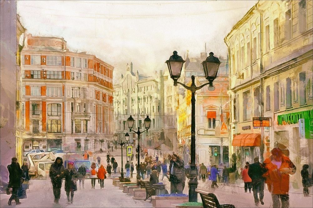 Променад на Кузнецком мосту...