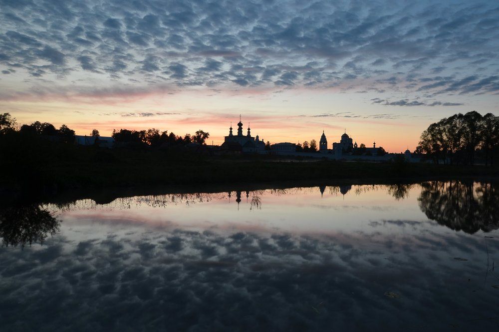 Силуэт заката