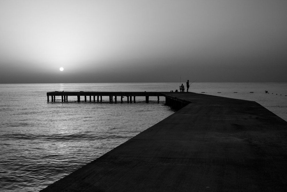 Морской рассвет.