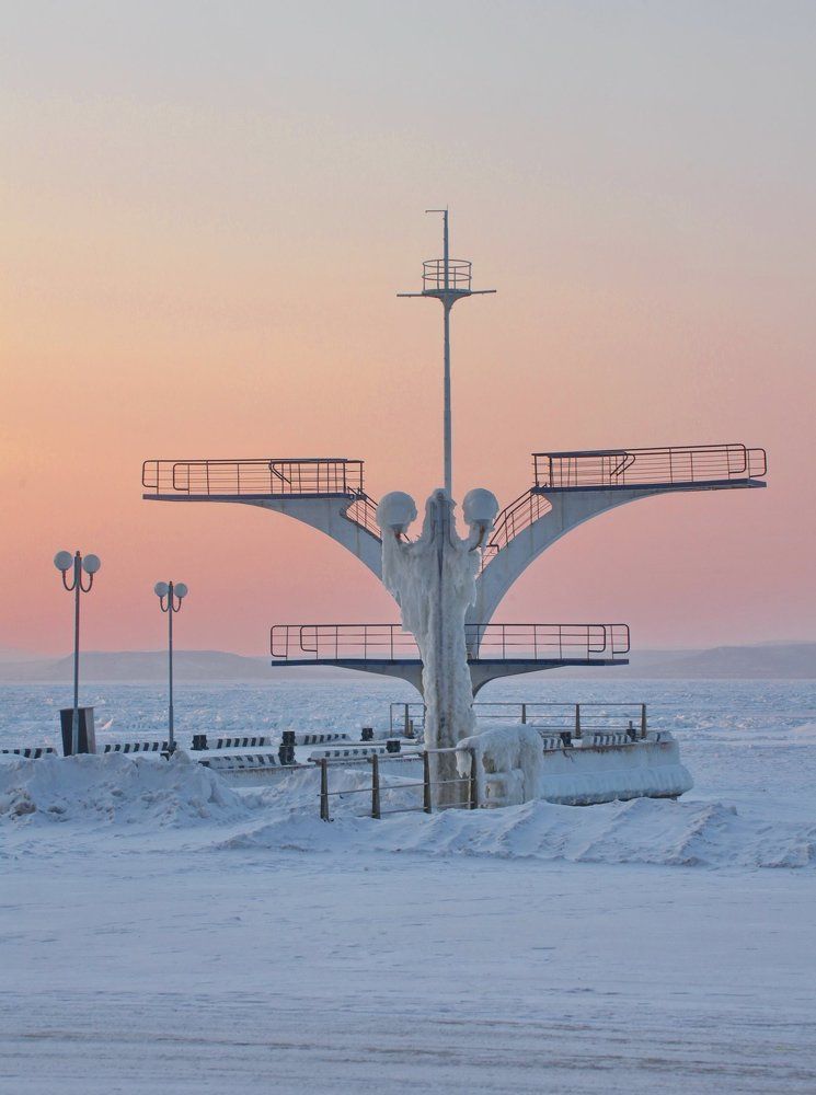 Розовый закат