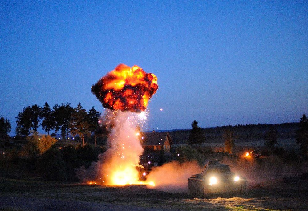 Реконструкция боя ВОВ