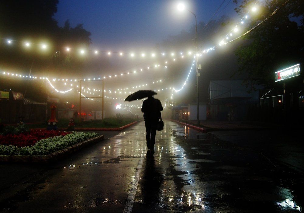 Вечером в парке