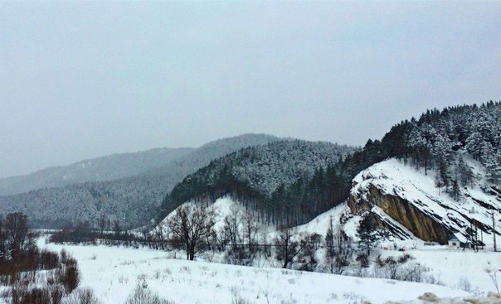 зима. Урал. природа