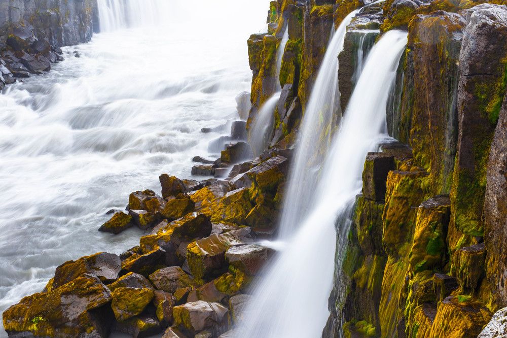 Sellfoss. Водопад. Исландия