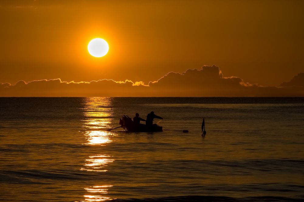 Рыбалка на закате